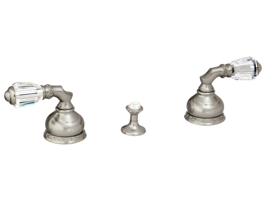 Bronces Mestre Austral Three holes bidet set with Swarovski crystal - 041622