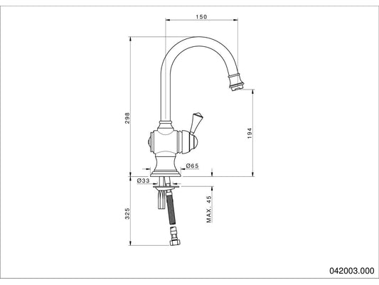 Technical drawing - Bronces Mestre