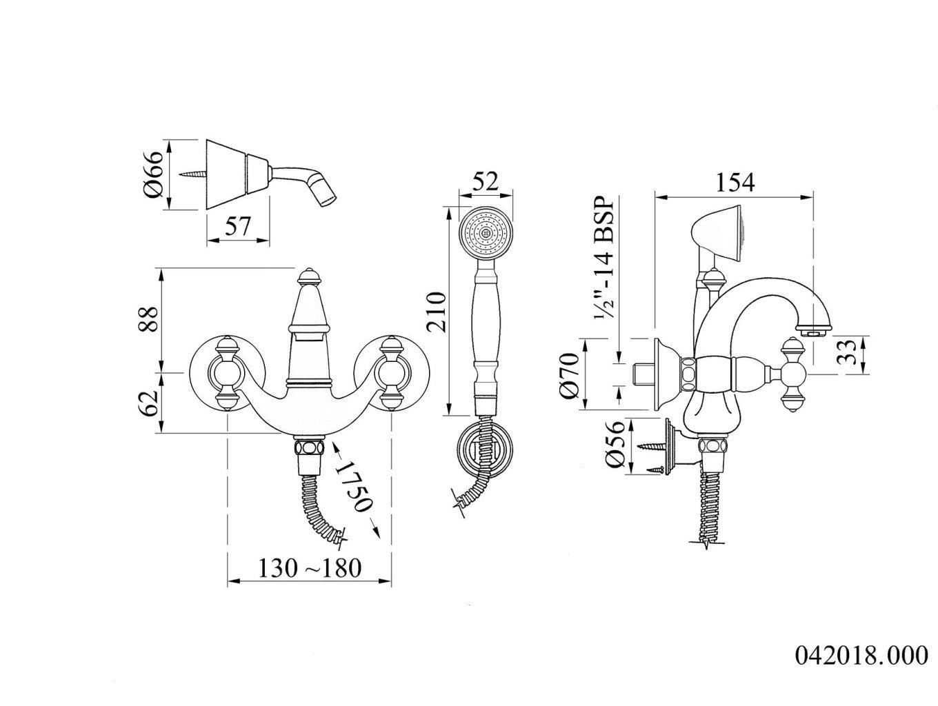 Technical drawing - Bronces Mestre