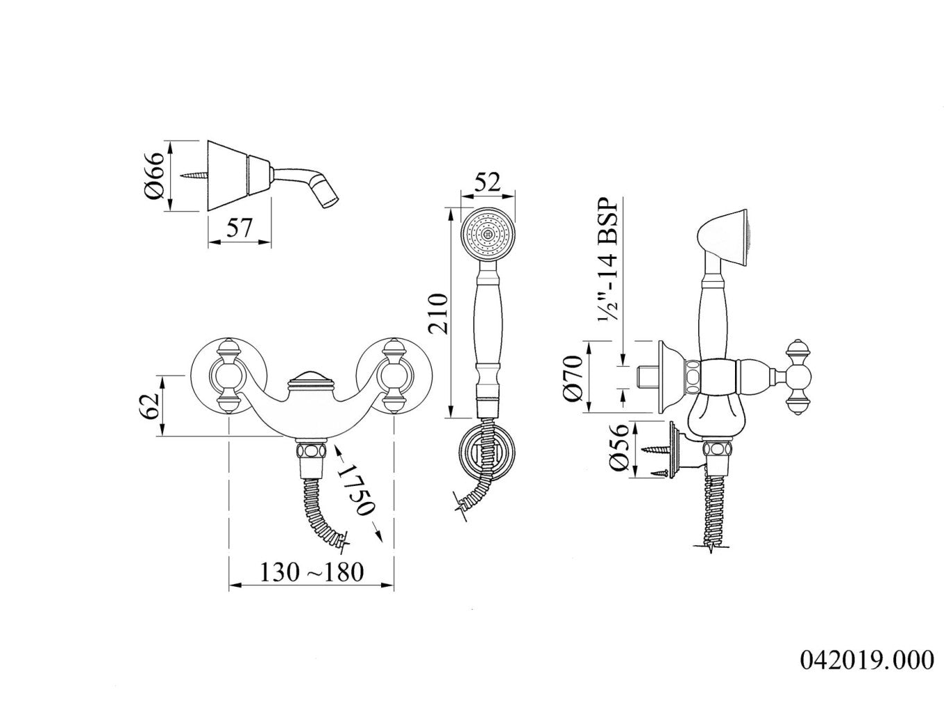 Technical drawing - Bronces Mestre