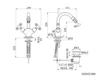 Technical drawing - Bronces Mestre