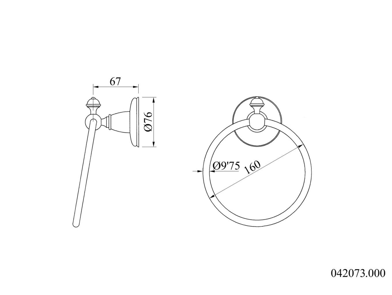 Technical drawing - Bronces Mestre