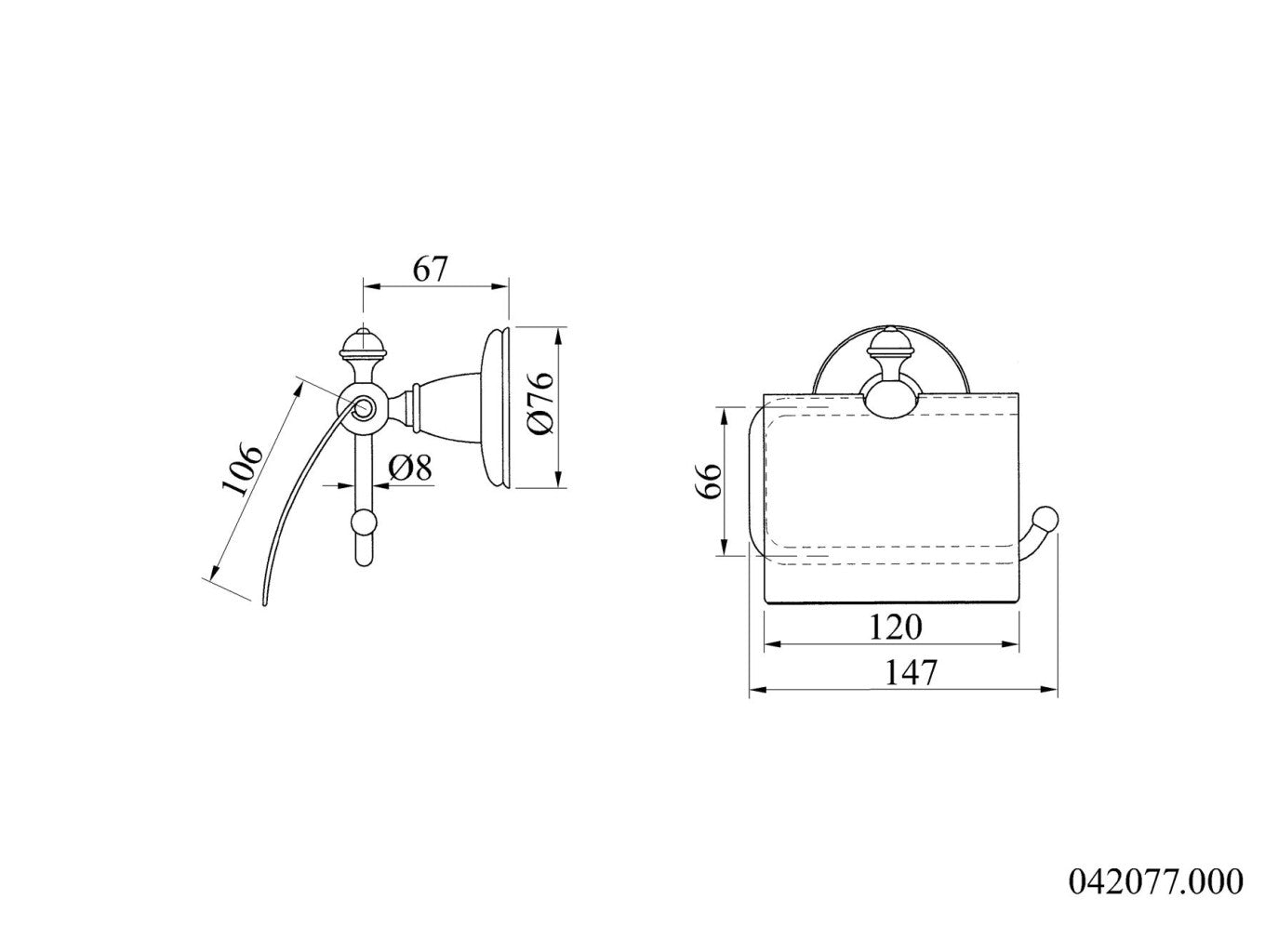 Technical drawing - Bronces Mestre