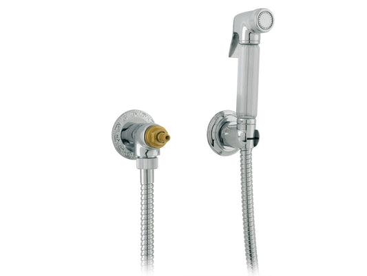 Bronces Mestre Atlantica Precious Shut off hand shower 1/2" with angle valve (ablution set) - 046029