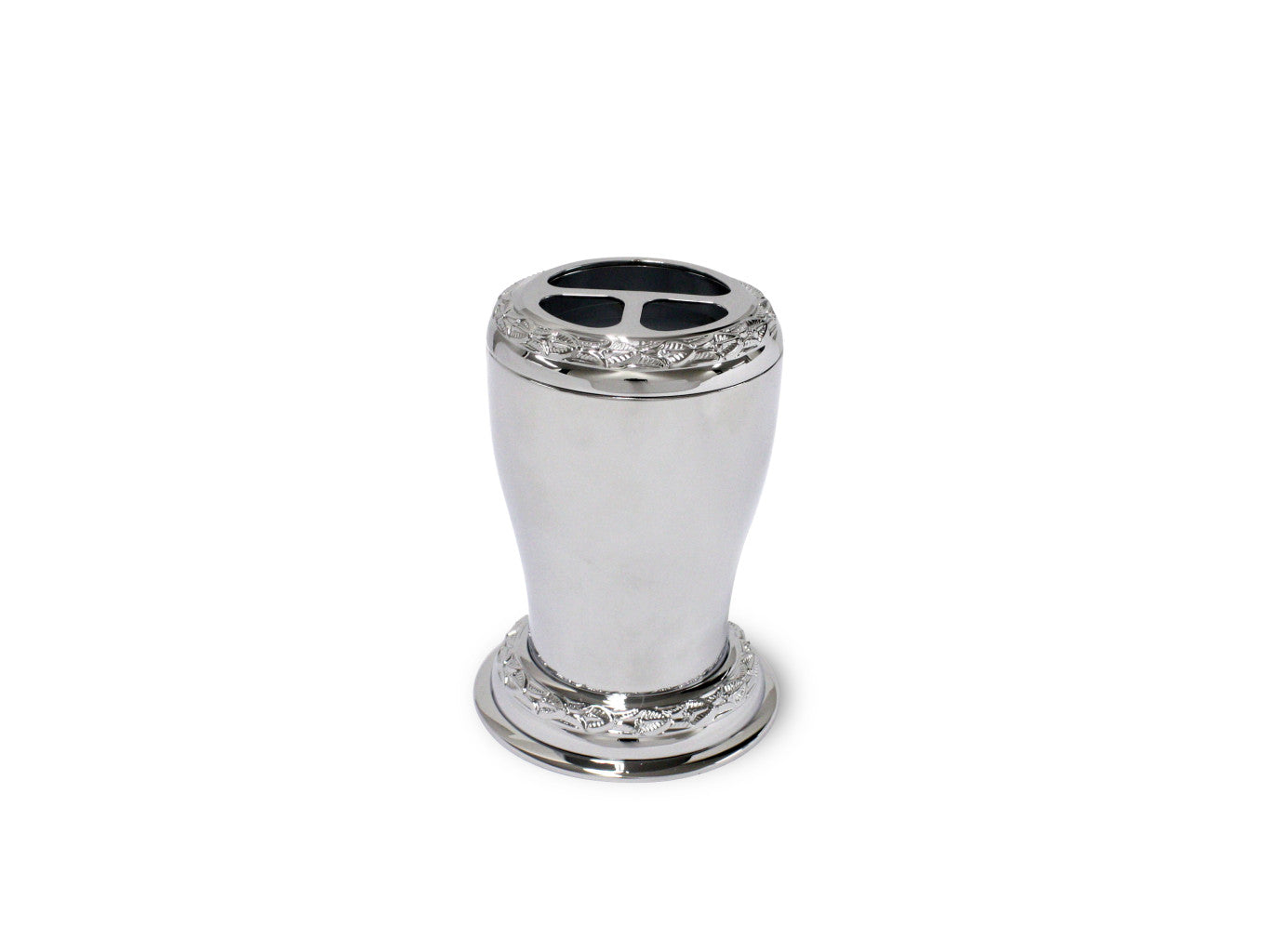 Bronces Mestre Atlantica Precious Tooth brush & tumbler with laurel decoration - 046082-C00