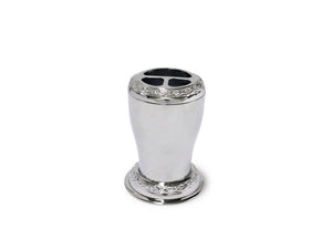 Bronces Mestre Atlantica Precious Tooth brush & tumbler with laurel decoration - 046082-C00