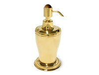 Bronces Mestre Atlantica Precious Soap dispenser with tiger eye stone and pearls decoration - 046086-BTG