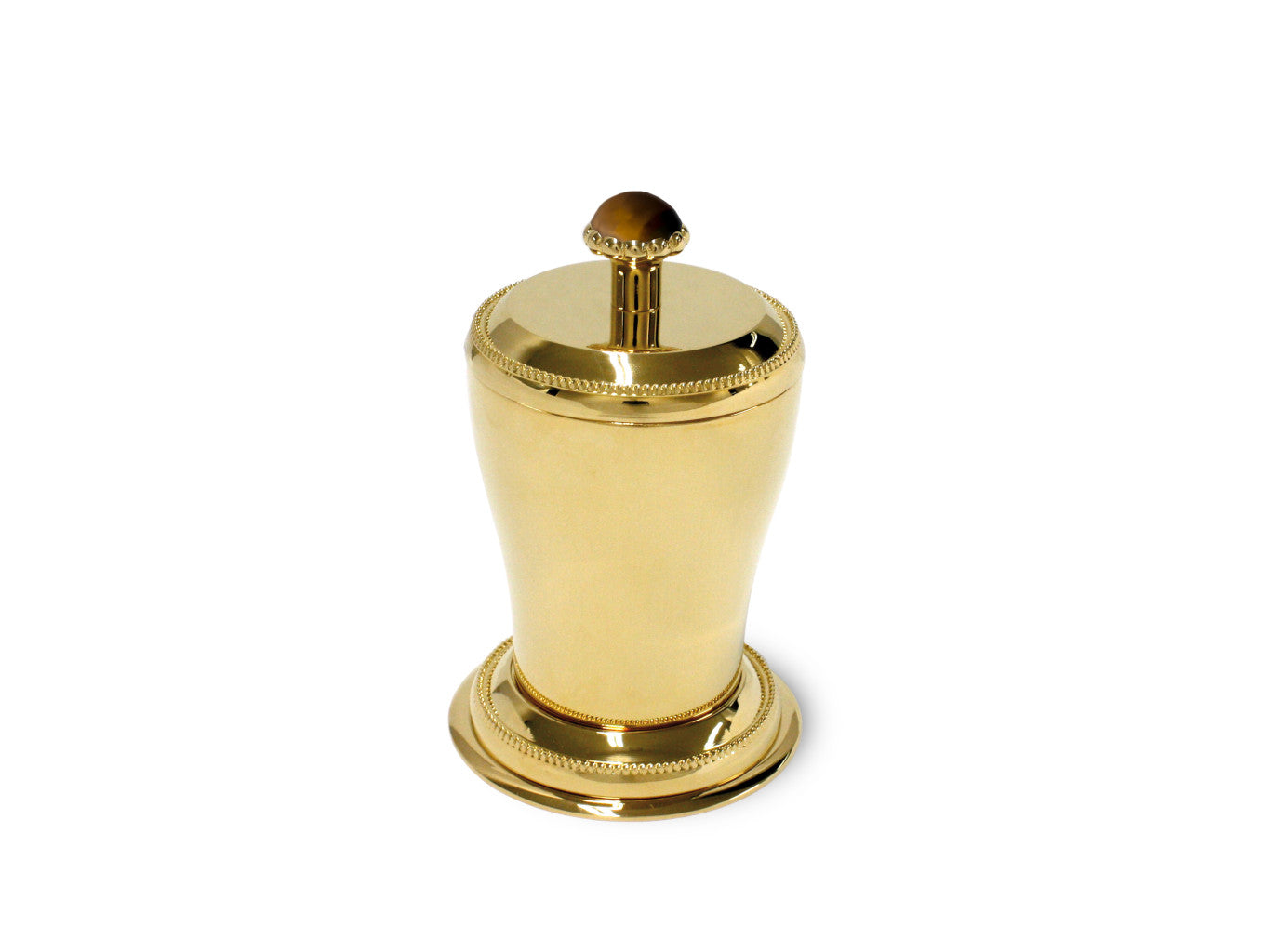 Bronces Mestre Atlantica Precious Jewel case with tiger eye stone and pearls decoration - 046087-BTG