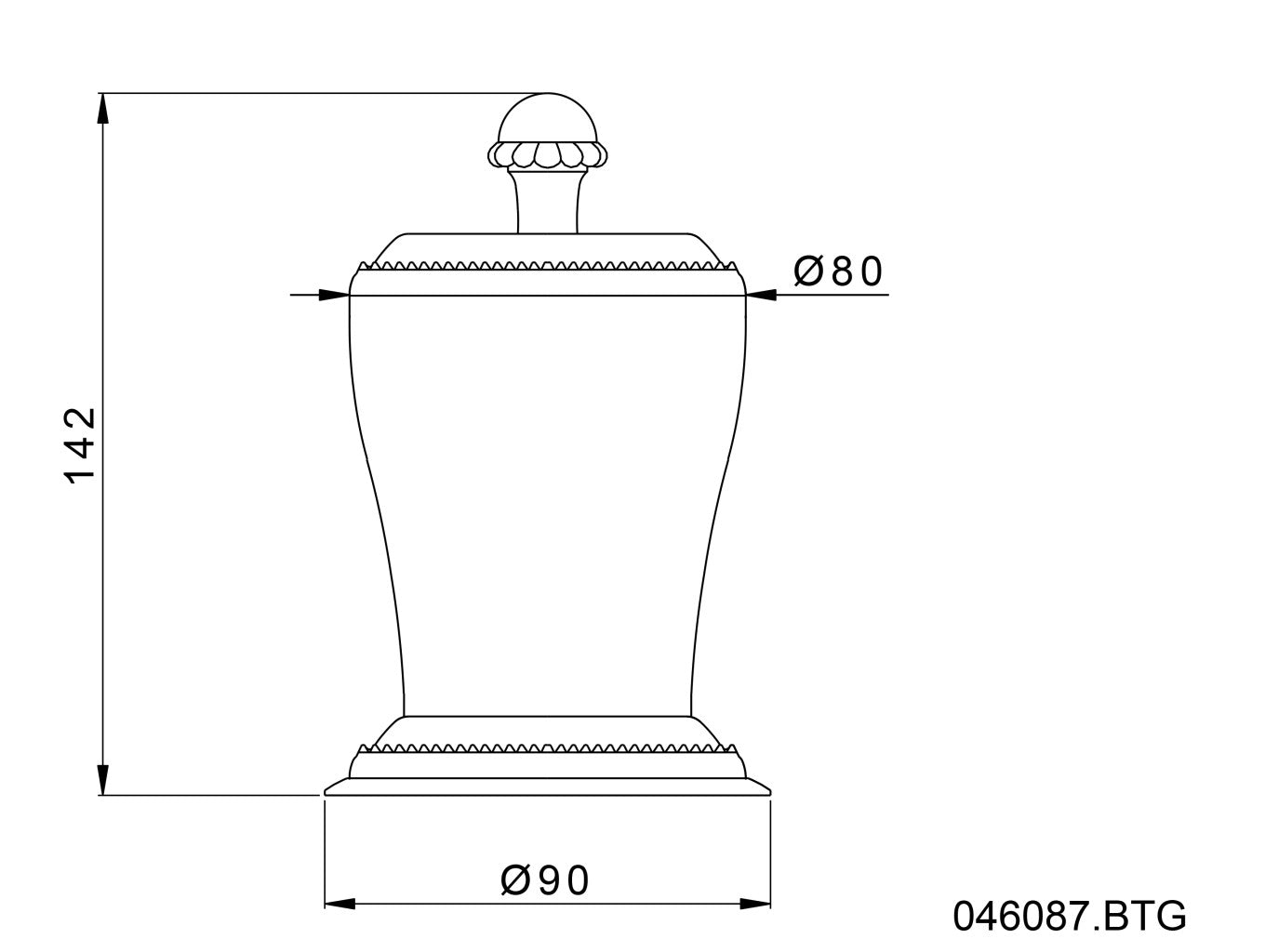 Technical drawing - Bronces Mestre