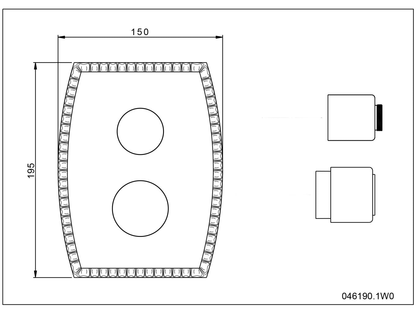 Technical drawing - Bronces Mestre