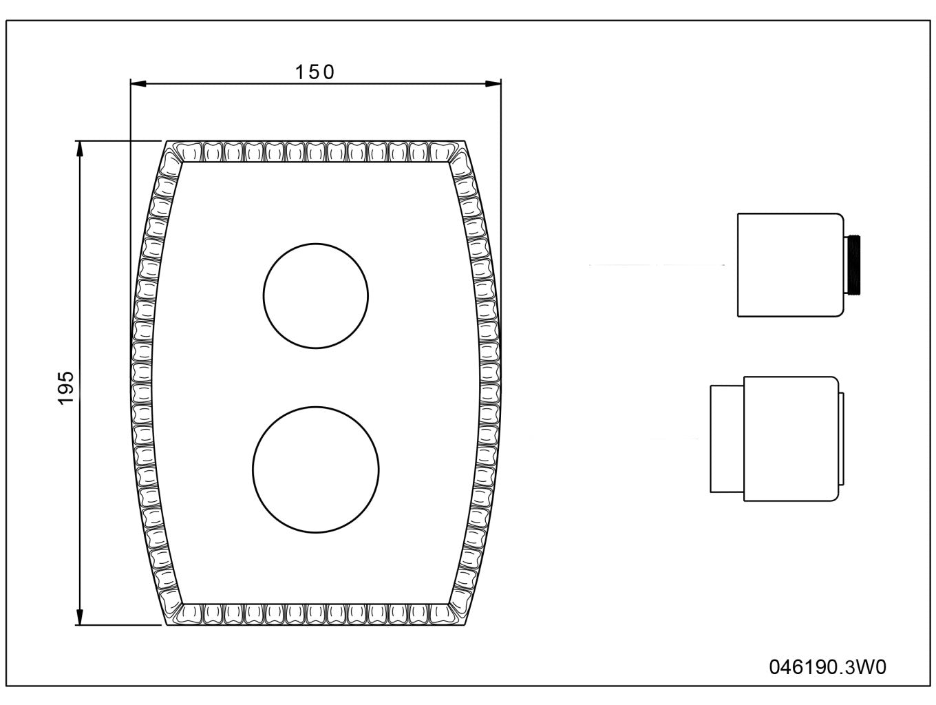 Technical drawing - Bronces Mestre