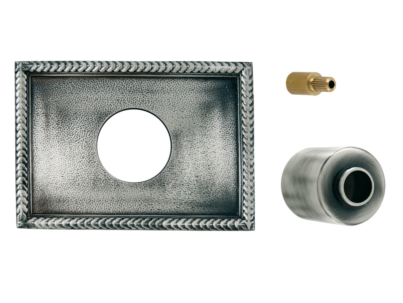 Bronces Mestre Atlantica Precious Trim kit for 3 ways in wall diverter - 046293