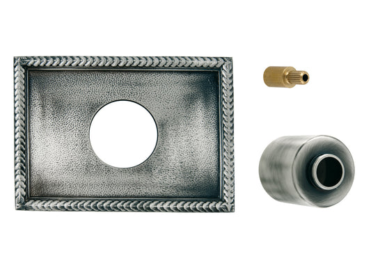 Bronces Mestre Atlantica Precious Trim kit for 3 ways in wall diverter - 046293