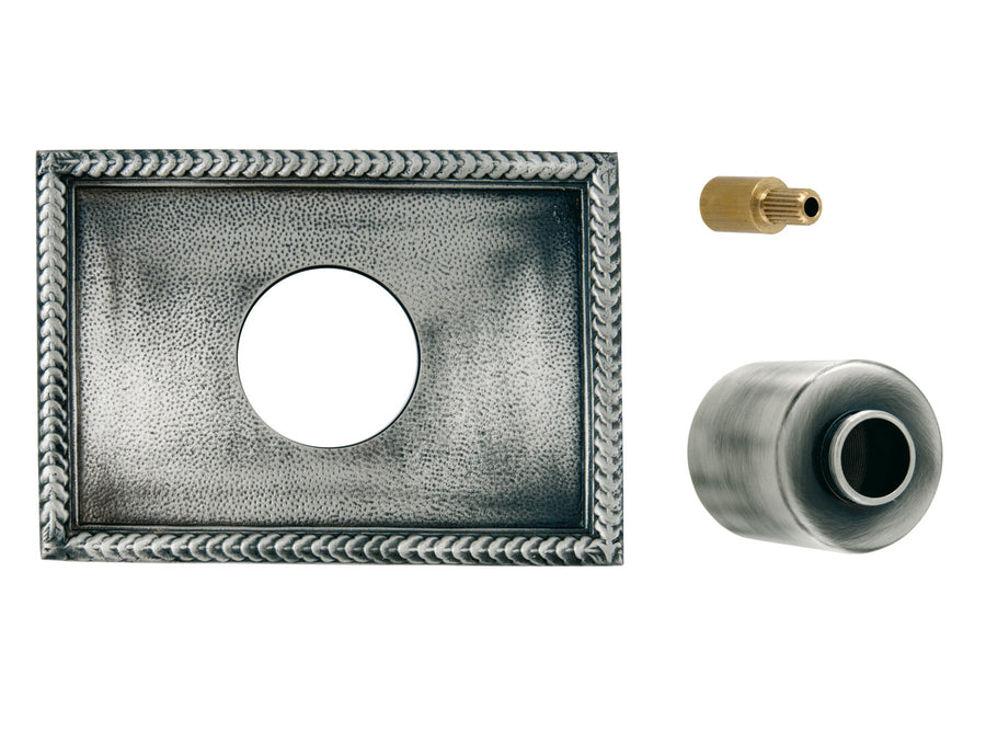 Bronces Mestre Atlantica Precious Trim kit for 4 ways in wall diverter - 046294