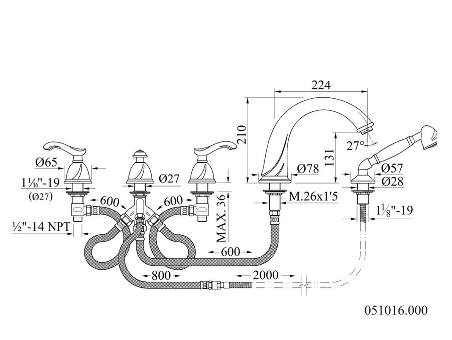 Technical drawing - Bronces Mestre