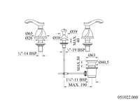 Technical drawing - Bronces Mestre