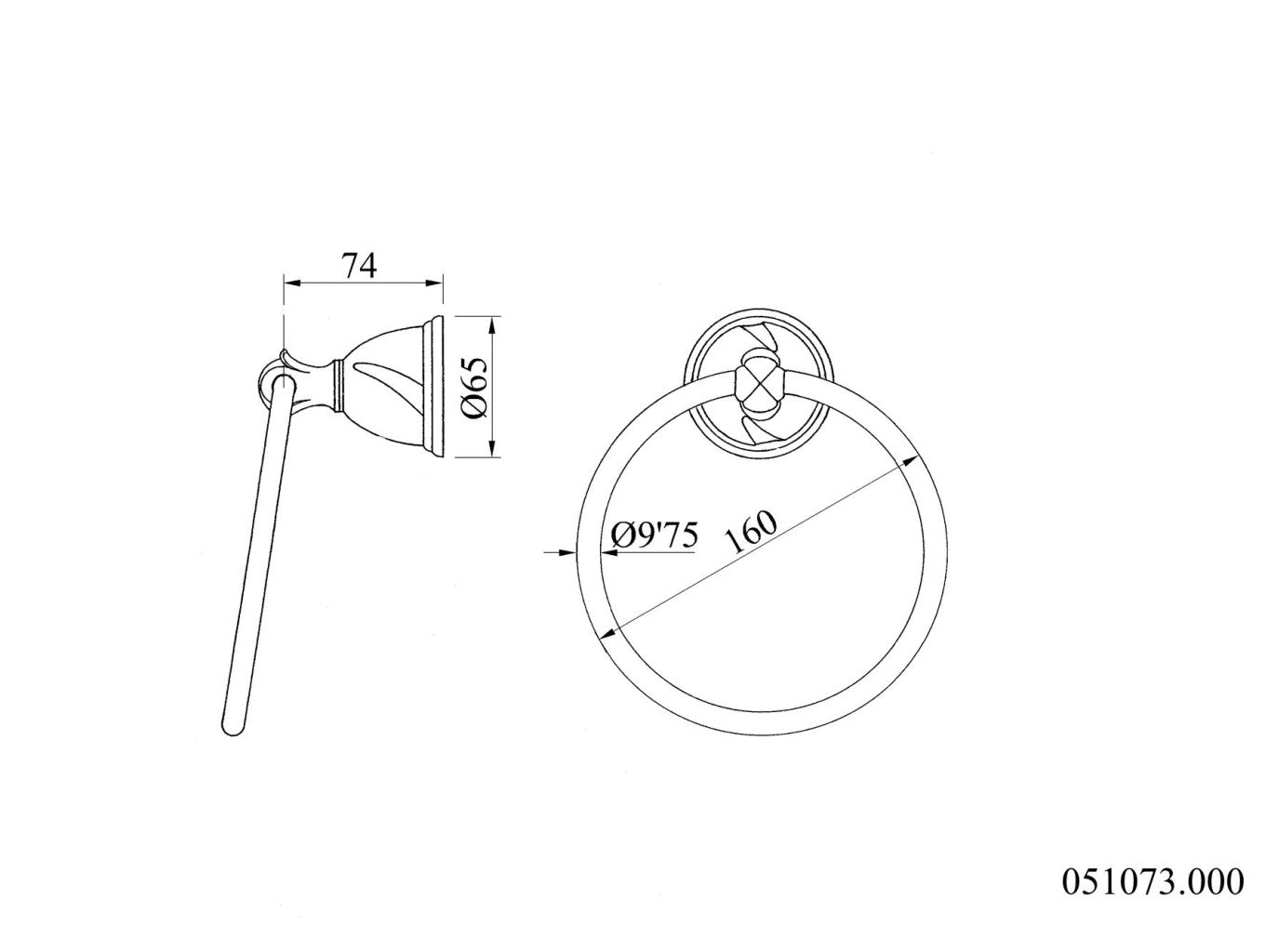 Technical drawing - Bronces Mestre