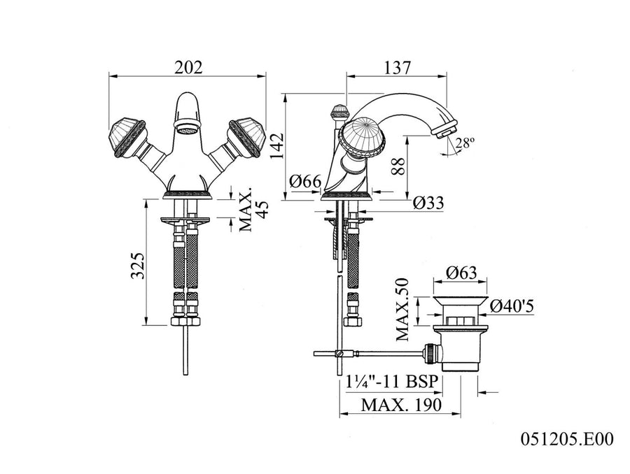 Technical drawing - Bronces Mestre