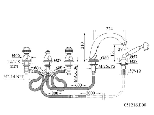 Technical drawing - Bronces Mestre