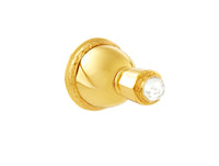 Bronces Mestre Oman Robe hook with Swarovski crystal - 051275
