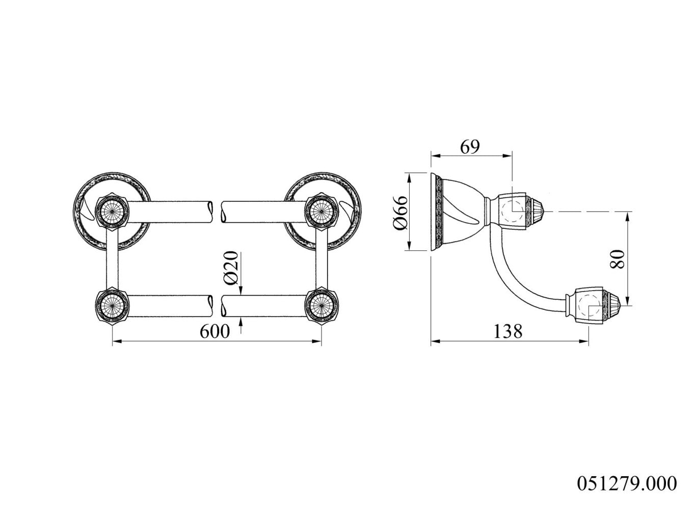 Technical drawing - Bronces Mestre