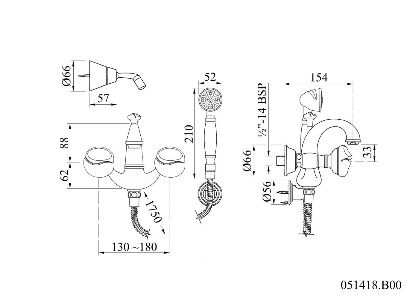 Technical drawing - Bronces Mestre