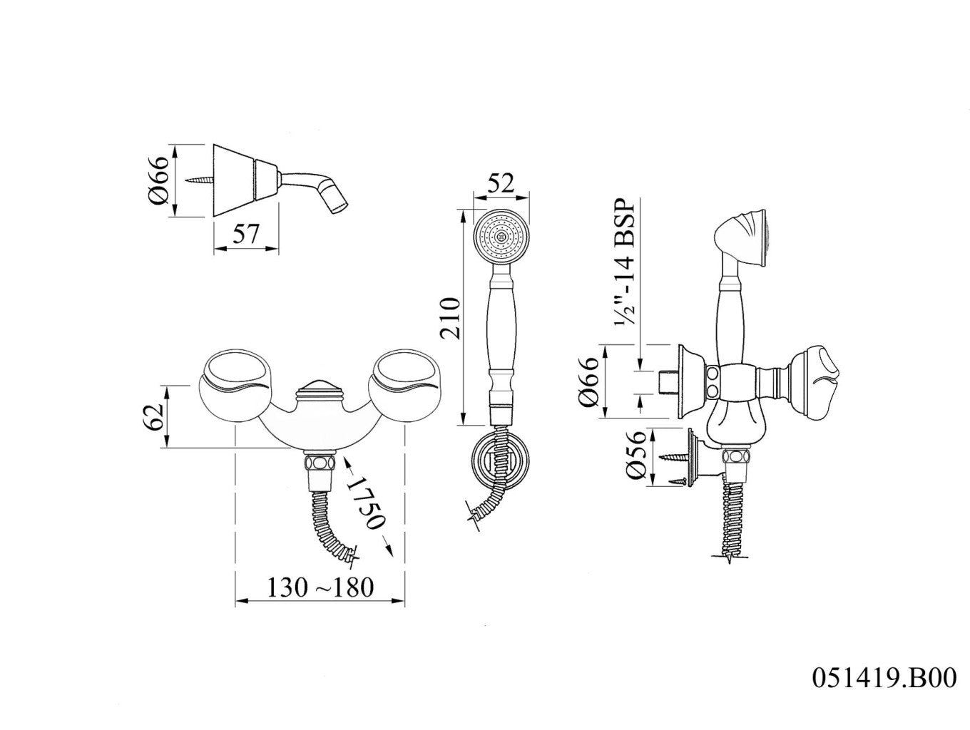 Technical drawing - Bronces Mestre