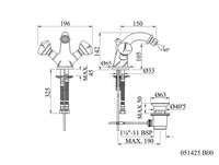 Technical drawing - Bronces Mestre