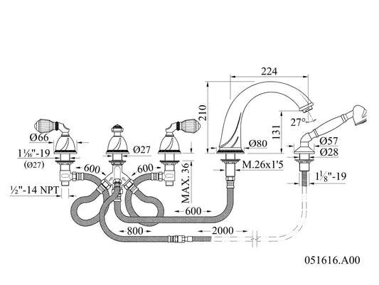 Technical drawing - Bronces Mestre