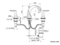 Technical drawing – Bronces Mestre