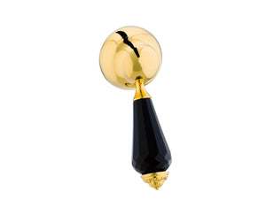 Bronces Mestre Atlantica Precious Monolever handle kit with Swarovski black crystal - 058047-FN0