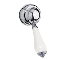 Bronces Mestre Atlantica Precious Handle kit for shower system with white porcelain - 058047-L00