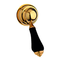 Bronces Mestre Atlantica Precious Handle kit for shower system with black porcelain - 058047-LN0