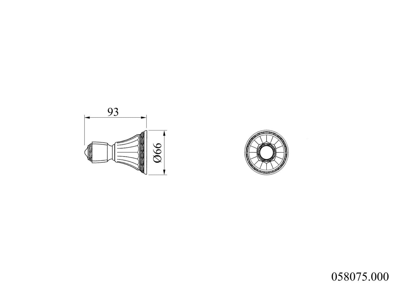 Technical drawing - Bronces Mestre