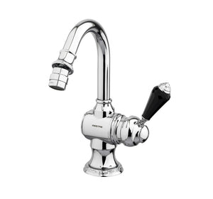 Bronces Mestre Adriatica Bidet monolever with Swarovski black crystal - 058223-FN0