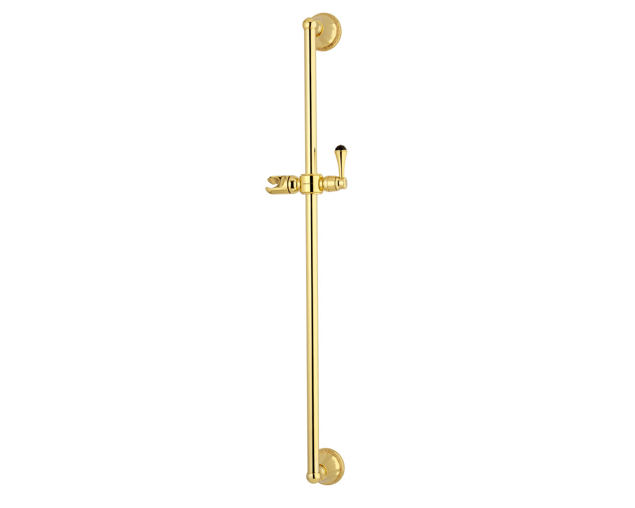 Bronces Mestre Adriatica Shower sliding bar with holder and Swarovski black crystal - 058224-N00