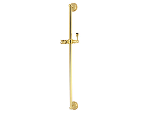 Adriatica Shower sliding bar with holder and Swarovski black crystal