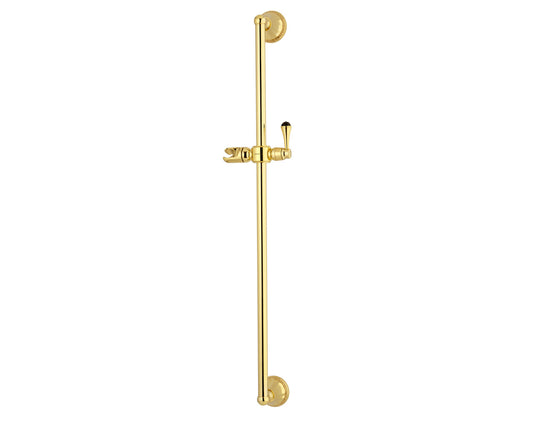 Bronces Mestre Adriatica Shower sliding bar with holder and Swarovski black crystal - 058224-N00