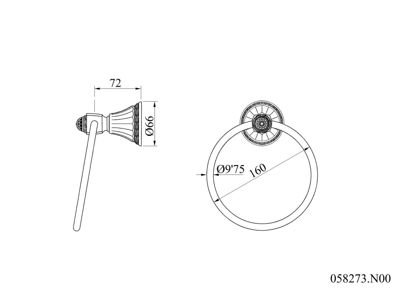 Technical drawing - Bronces Mestre