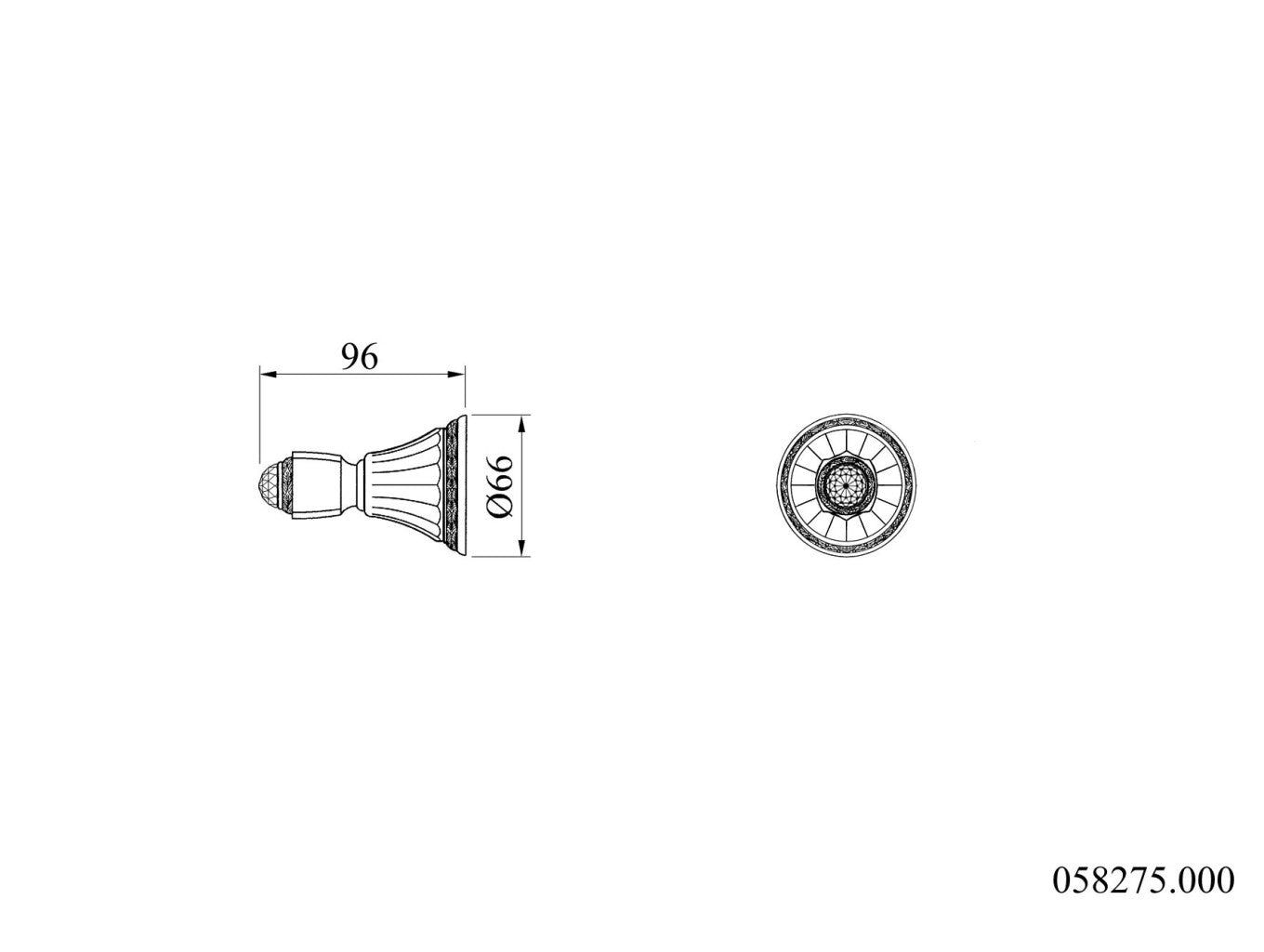 Technical drawing - Bronces Mestre