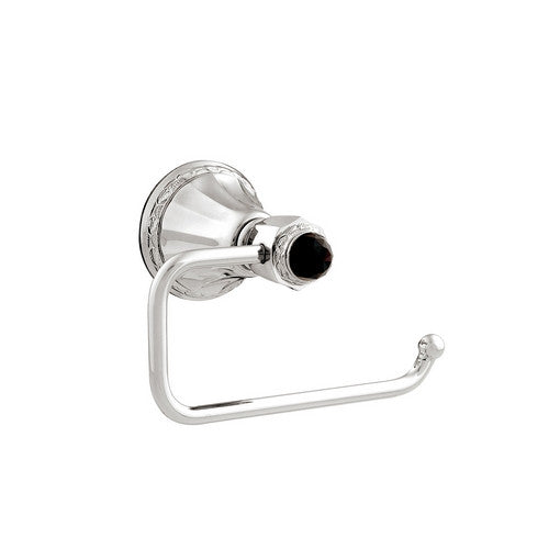 Bronces Mestre Adriatica Toilet paper holder with Swarovski black crystal - 058277-N00
