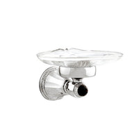 Bronces Mestre Adriatica Soap dish holder with black Swarovski crystal - 058278-N00