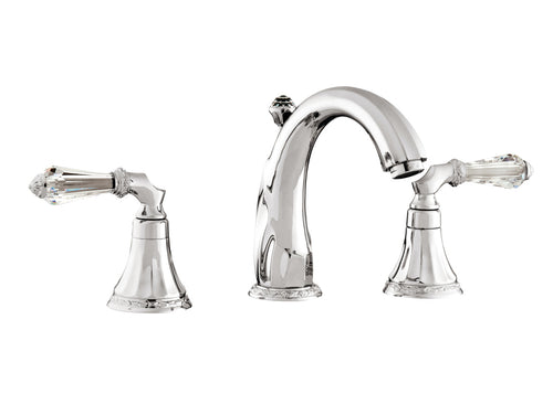 Adriatica Three holes basin set with Swarovski crystal