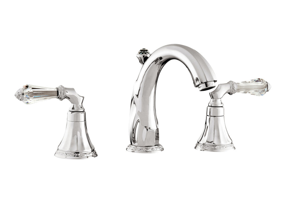Bronces Mestre Adriatica Three holes basin set with Swarovski crystal - 058601-F00