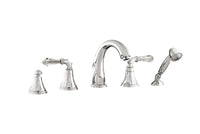 Bronces Mestre Adriatica Five holes bath set with Swarovski crystal - 058616-F00