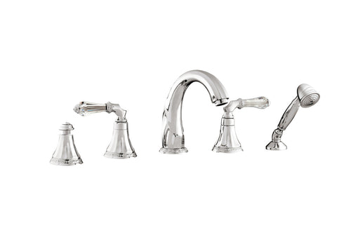 Adriatica Five holes bath set with Swarovski crystal