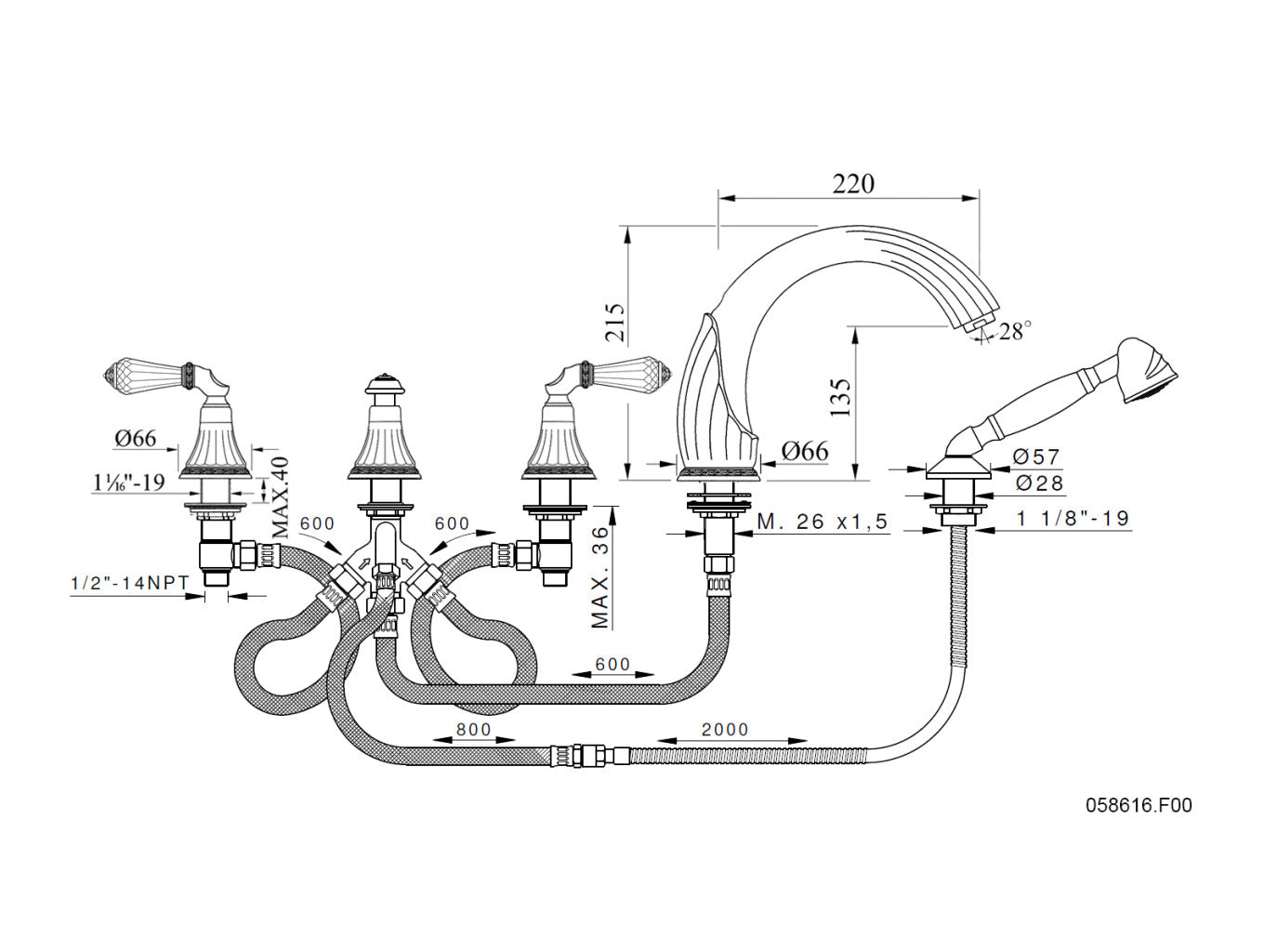 Technical drawing – Bronces Mestre