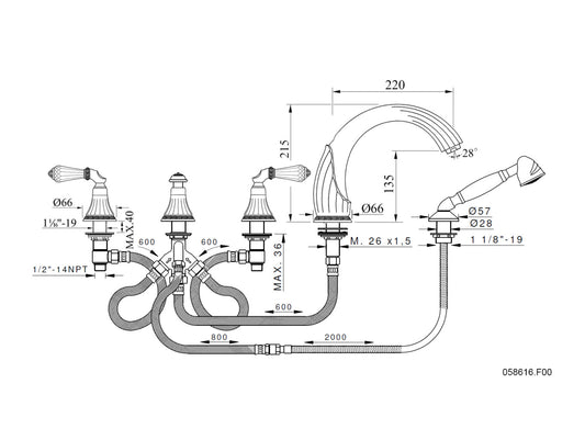 Technical drawing – Bronces Mestre