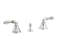 Bronces Mestre Adriatica Three holes bidet set with Swarovski crystal - 058622-F00