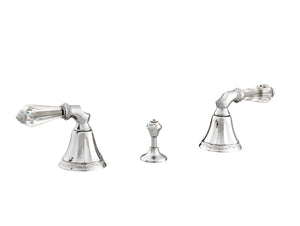 Bronces Mestre Adriatica Three holes bidet set with Swarovski crystal - 058622-F00